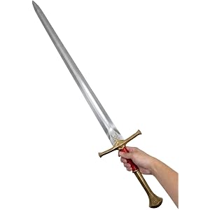 Fantasy Medieval Style PU Foam Prop Sword Video Game Costume, Non-Functional Costume Sword, Xmas, Ages 16+ | Non-Functional,