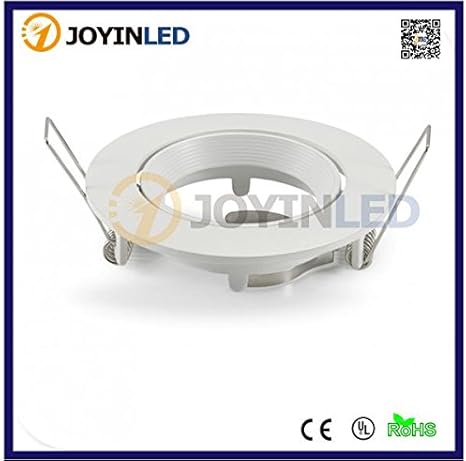 Kamaspping - Portalámparas de techo LED (casquillo GU10 blanco