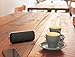 DOSS Pie Portable Bluetooth speakers,Ultra Slim Pocket-Sized Portable Wireless Stereo Speakers with Dual Drivers,4W output,Built-in Rechargeable battery,handsfree,3.5mm line-in support[black]