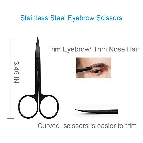 Eyebrow Scissors, 7 in 1 Eyebrow Kit, Professional Eyebrow Grooming