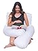 Pregnancy Pillow Full Body Maternity Pillow 55Inch Comfort U Body Back Support Nursing Maternity Pregnancy Pillow with Removable Cover