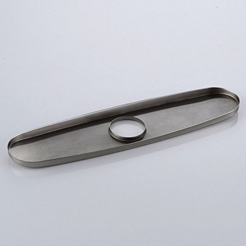 GICASA Stainless Steel Sink Faucet Hole Cover Deck Plate, Brushed Nickel Sink Hole Cover Deck Plate