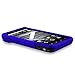 Rubberized Blue Motorola Droid X MB810 Premium Phone Protector Hard Cover Case