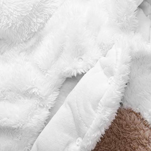 Baby Hooded Romper Winter Jumpsuit Flanel Outfits Jongens Meisjes Pyjama Peuter Onesie Footies Uitloper - Image 6