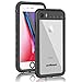 iPhone 7/ iPhone 8 Waterproof Case, Meritcase Full Body Shockproof Snowproof Dirtproof IP68 Underwater Case for iPhone 7/8(4.7 inch)-Black