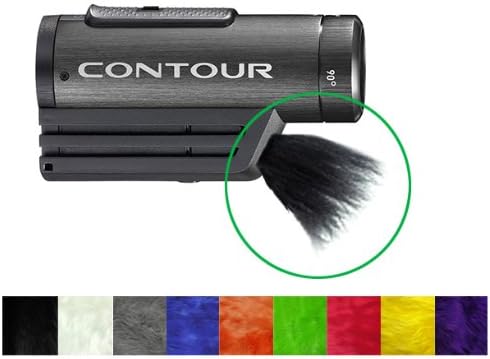 StormChaser Stick-On WindCutter Fur Microphone Windscreen for Contour GPS, Plus, Plus2, Roam or Roam2 Camera (Reduce Wind Noise!)