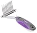Hertzko Undercoat Dematting Comb/Rake Long Blades with Safety Edges - Great for Cutting and Removing Matted, Tangled, or Knotted Hair primary