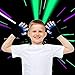 Fun Toys for 3-10 Years Old Boys, Flashing Led Light Gloves for Boys Best Kids Birthday Gifts Luminous Gloves Toys for Boys Girls Black MMJSST03