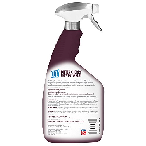 OUT! Bitter Cherry Chew Deterrent for Dogs, 32 oz