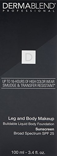 Dermablend Leg and Body Makeup Liquid Foundation  20n Light Natural, 3.4 Fl. Oz