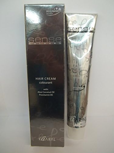 Sense Colours Techno Kaaral - Permanent Cream Hair Colourant Enriched with Aloe, Coconut Oil, and Provitamin B5 - 3.5 Fl. Oz. Tubes - Shade Selection: 6.5 - Dark Mahogany Blonde