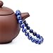 Bhavika Fashion Natural Gemstone Bracelet | 8mm Beads Size Natural Stone Healing bracelet for Men and Women (Lapis Lazuli)