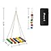 MEWTOGO 6 PCS Bird Swing Toys for Bird Cage - Bird Hammock +Hanging Bells+Rattan Balls+Parrot Chewing Toy+Beak Grinding Stone for Finch,Parakeets,Cockatiels,Conures and Love Birds