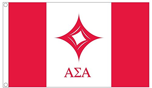 Alpha Sigma Alpha Official 3' X 5' Flag at Amazon