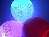 Flashing Birthday Balloons With Colorful LED Lights! Great Party Surprise for Kids and Adults!