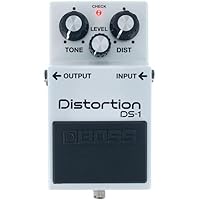BOSS DS-1 Limited-Edition Metallic White Distortion Effects Pedal