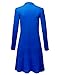 LL WSK1048 Womens Solid Long Sleeve Open Front Long Cardigan XL Royal_Brite