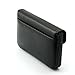 Partstock Multipurpose PU Leather Business Name Card Holder Wallet Leather Credit Card ID Case/Holder/Cards Case with Magnetic Shut Black