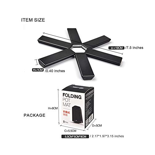 Kamir Trivet for Hot Dishes Collapsible Hot Pad for Kitchen Pot Holder