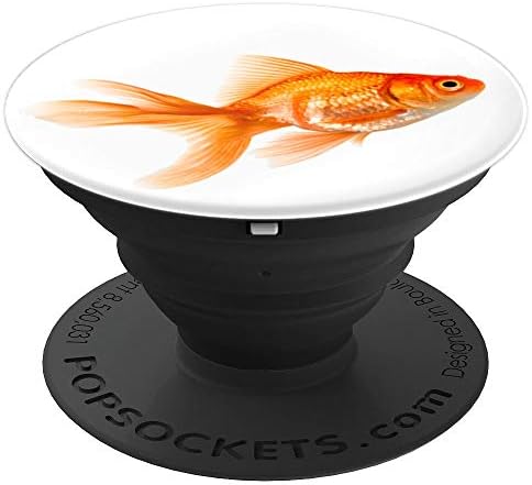 Goldfish Bowl Fish Tank Koi Pond Fantail Goldfish PopSockets PopGrip: Swappable Grip for Phones & Tablets