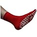 Self Heating Therapy Magnetic Socks Tourmaline Magnetic Unisex winter warm socks for massage Skiing (Red)