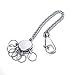 Troika Patent Chain Keyholder with 6 Rings (KR1060MA)