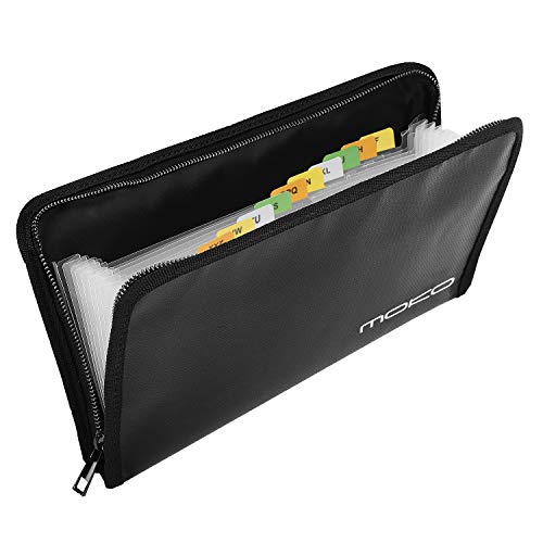 Buy MoKo Fireproof Expanding File Folder Small Safe Accordion Document