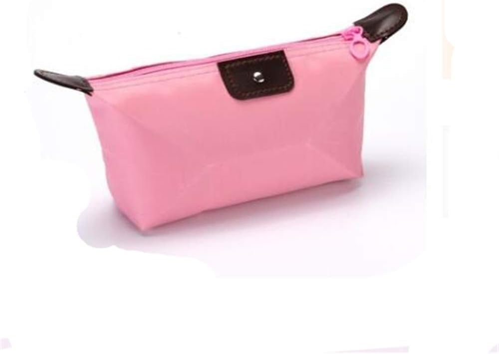 Fashion Lady Backpack Messenger Bag Shoulder Bag Handbag Travel bagCosmetic Bag Candy Satin Cloth Purse Pink 12cmx11cm