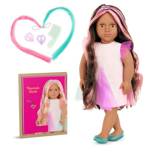 Our Generation 18-inch Hair Grow Doll Tania, Extendable Braid Doll, Dolls