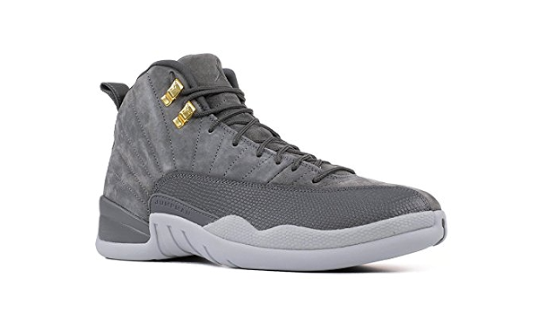 Zapatillas NIKE Air Jordan 12 Retro Dark Gray en Piel de Gamuza Gris Oscuro  130690-005 : Amazon.es: Moda