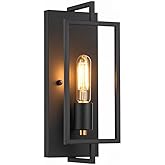 BAOSKOMES 1-Light Wall Sconce,Metal Wall Sconce Light Fixtures,Ceramic E26 Base,Modern Indoor Lighting Hardwired【Bulb Include