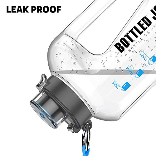 BOTTLED JOY 2.2L Water Bottle, BPA Free 75oz Large Water Bottle