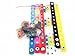 16pcs Team Umizoomi (Milli Geo Bot Umicar) （8 Shoe Charms + 8 Bracelet）& Wristband Toys Party Gifts