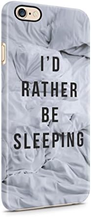 I'd Rather Be Sleeping Protective Hard Plastic Shell Case Cover For iPhone 6 &amp; iPhone 6s
