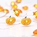 MIYA LIFE Cute Pumpkin String Lights Fall Pumpkin Fairy Lights Battery Operated for Thanksgiving and Halloween Indoor Decorations