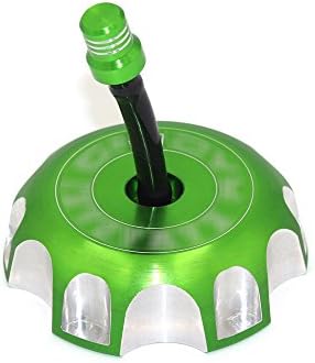 Billet Gas Fuel Tank Cap Cover For Kawasaki KFX450R KLX450R KX250 KX250F KX450F Green