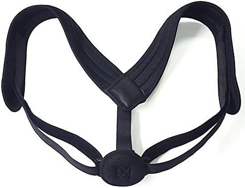 Unisex Back &amp; Clavicle Posture Corrector for Man Women，Breathable Mesh Back Support Brace Resistance Band for Spinal Alignment and Upper Back by ADDBOK (28-48 Inches Arm Circumference) (Style-A)