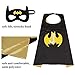 Batman Cape Kids Boy Girls Batgirl Capes Superhero Mask Toddler Super Costume Yellow