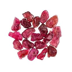 ColouredRocks 30 carats Red Spinel Crystals, Raw
