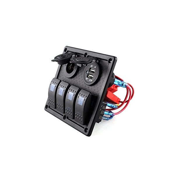 IZTOSS-12V-24V-DC-4-gang-Waterproof-marine-blue-led-switch-panel-with-power-socket-and-USB