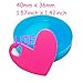 225LBP Double Heart Molds Heart in Heart Mold Heart Charms Mould Silicone Flexible Mold 40mm - Polymer Clay Sugarcraft Molds
