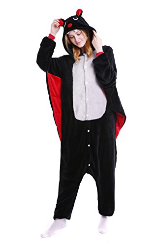 Unisex Bat Adult Jumper Costume Oufits Animal Cosplay Pajamas S