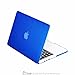 TopCase Rubberized Hard Case for 13-Inch Macbook Pro A1425 and A1502 Bundle with Sleeve, Silicone Keyboard Cover, Clear Screen Protector and Mouse Pad -  Royal Blue