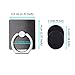 Phone Ring Grip & Stand - 2in1 - 2 Pieces, with Car Mount - For all Phones/Tablets with a Flat Rear Surface - 360 Rotate - Never Drop Your