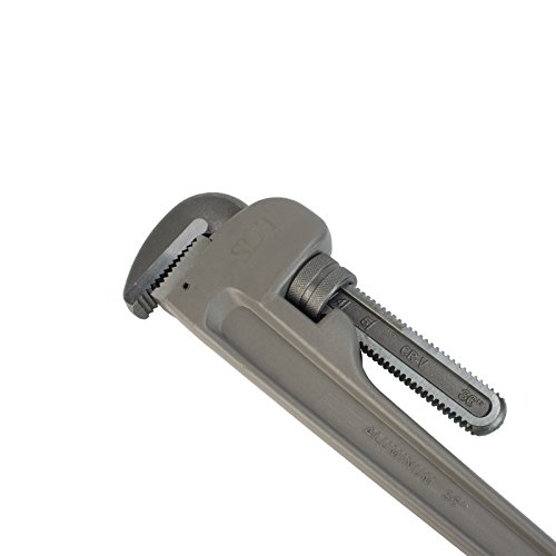 Steel Dragon Tools 36" Aluminum Straight Pipe Wrench with 5" Capacity - Thumbnail 3