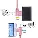 USB Type C Cable, CTREEY 90 Degree 3 Pack 3ft 6ft 10ft Nylon Braided Long Cord USB Type A to C Charger for Macbook, LG G6 V20 G5,Google Pixel, Nexus 6P, Nintendo Switch, Samsung Galaxy S8+ (Rose Gold)