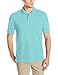 Amazon Essentials Men's Regular-Fit Cotton Pique Polo Shirt (Available in Big & Tall), Aqua Blue, Medium