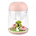 Loneyshow Micro Landscape humidifier Diffuser 180ml Cool Mist Humidifier with Adjustable Mist Mode, Waterless Auto Shut-off (Pink)