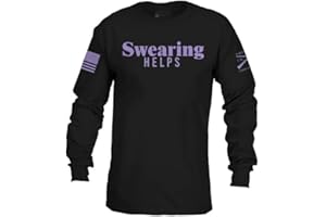 Grunt Style Swearing Helps Long Sleeve Women's T-Shirt