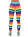 Tipsy Elves Rainbow Striped Fitness Workout Leggings for Women Size X-Large